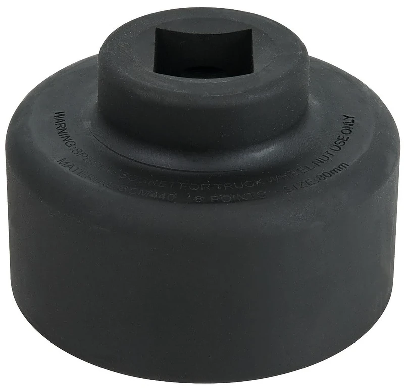 KS Tools 460.0220 1 Inch Axle Nut Wrench, Hexagonal, Short, 80 mm