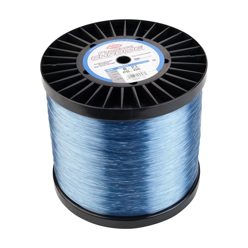 Berkley ProSpec® Chrome, Ocean Blue, 30lb | 13.6kg, 5000yd | 4572m Monofilament Fishing Line, Suitable for Saltwater Environments