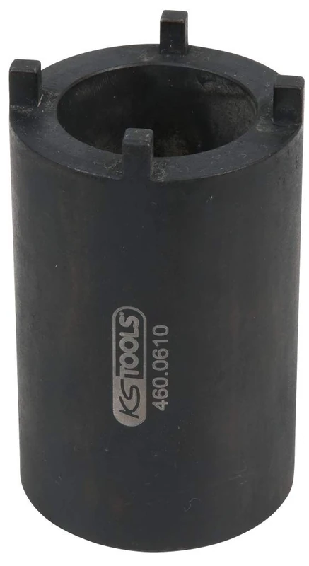 KS Tools 460.0610 1/2" DAF Slotted Nut Wrench for Steering Rod Attachment with 4 Prongs, 52 mm