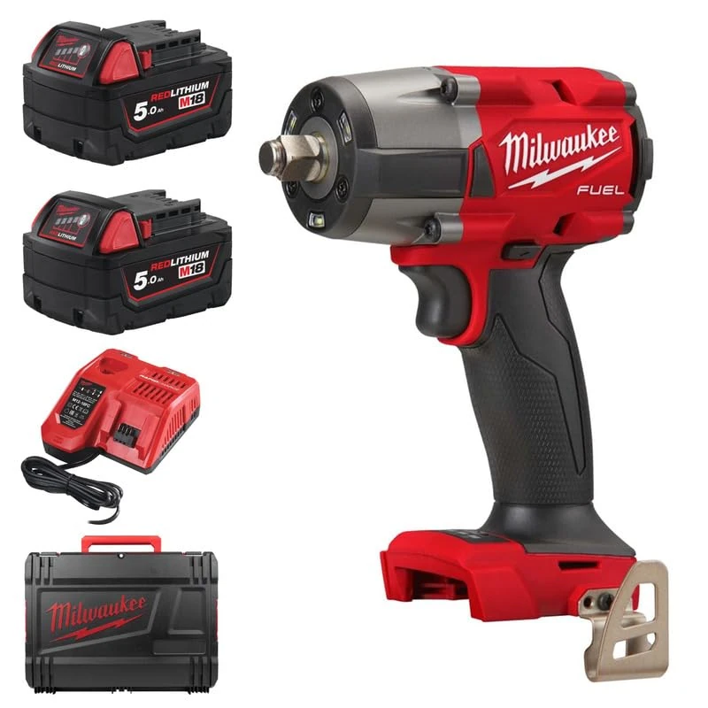 Milwaukee M18F1W2F12 Mid Torque Impact Wrench Kit