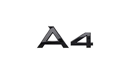 Original Audi A4 emblem lettering in black for the rear, 8W0071803