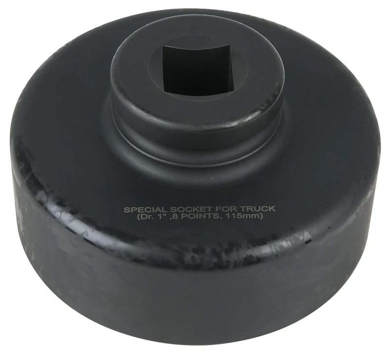 KS Tools 460.3325 1" Axle Nut Wrench, Octagonal, Short, 115 mm