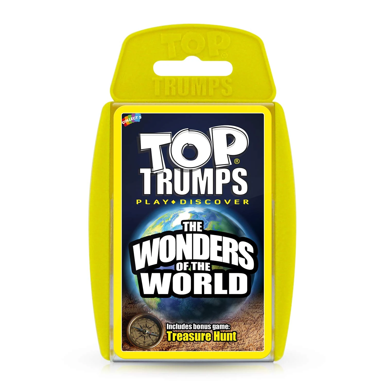 Top Trumps Wonders of the World Classics Card Game – Educational Gift for Kids Ages 6+, Discover Facts Like Mount Everest’s Height – 2+ Players