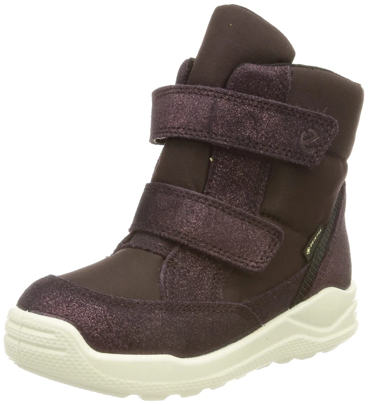 ECCO Boys Urban Mini High-Cut Boot, Night Shade Barolo Fig, 8.5 UK Child