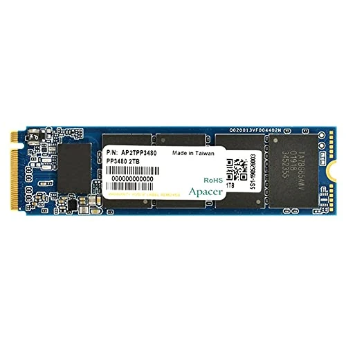 Apacer WAVE - SSD 2TB 2100/2500 PP3480 NAS PCIe M2 | AP2TPP3480-R