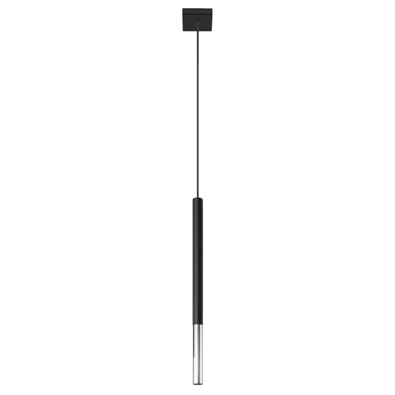 Sollux MOZAICA SL.0885 Slim 8cm Pendant Light Black, Chrome G9