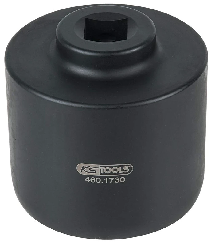 KS Tools 460.1730 3/4 Inch Slotted Nut Wrench for Scania with 4 Prongs, 72 mm Inner Spikes