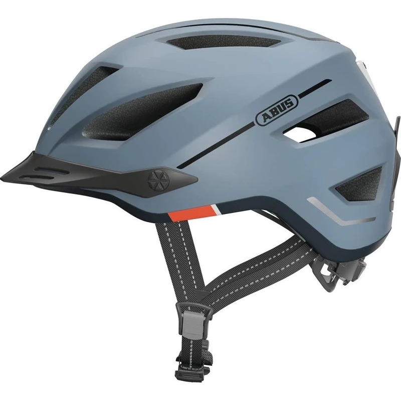 ABUS city helmet Pedelec 2.0 - bicycle helmet with rear light and rain cover - for city traffic - for men and women
