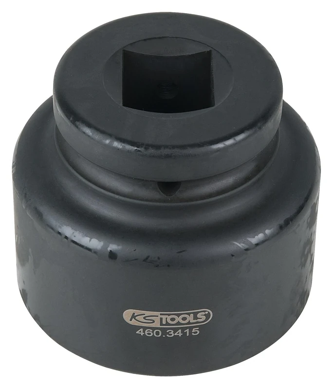 KS Tools 460.3415 1" Axle Nut Wrench, Octagonal, Short, 70 mm