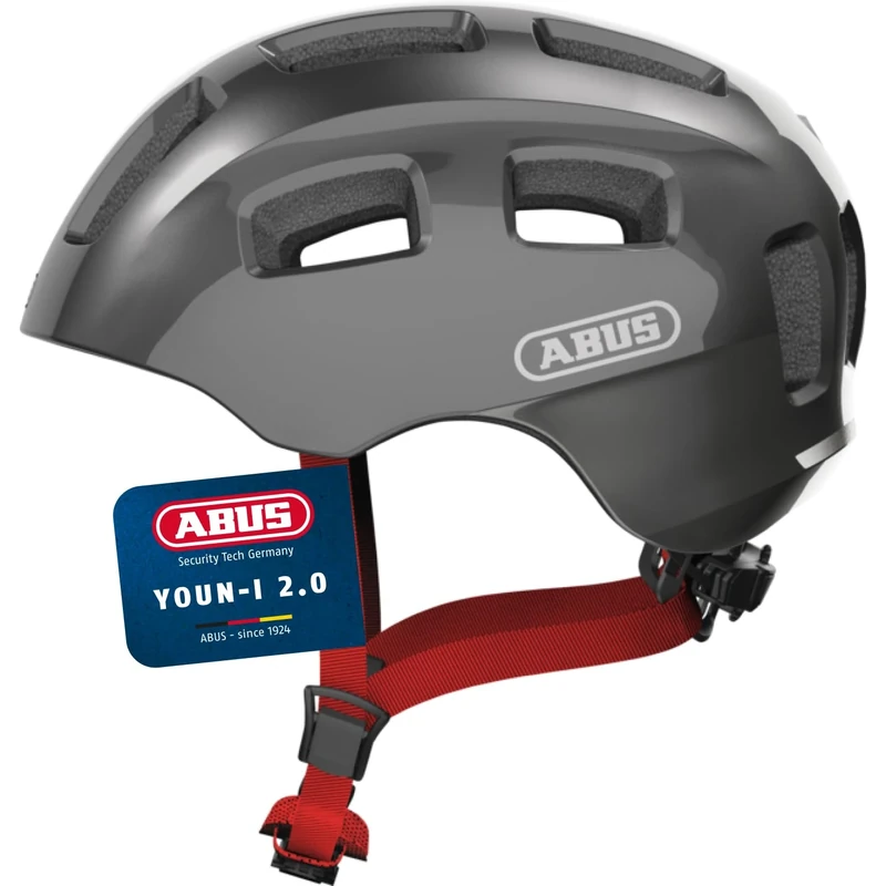 ABUS Youn-I 2.0 bike helmet - with light for children, teenagers and young adults - for girls and boys