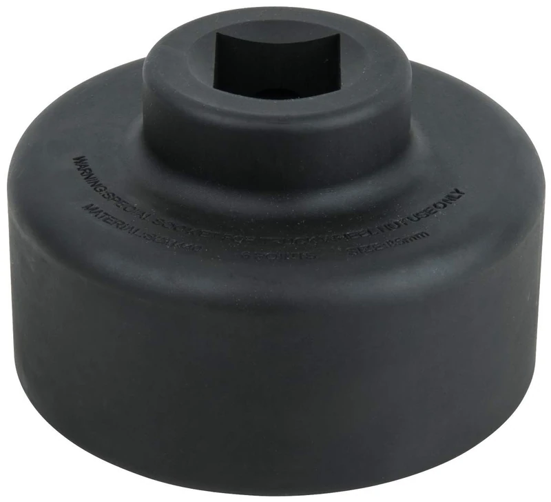 KS Tools 460.0225 1 Inch Axle Nut Wrench, Hexagonal, Short, 85 mm