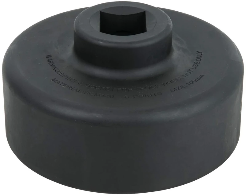 KS Tools 460.0240 1 Inch Axle Nut Wrench, Hexagonal, Short, 100 mm