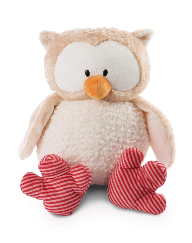 NICI 46089 Cuddly Toy Owluna 80cm, Beige/Red