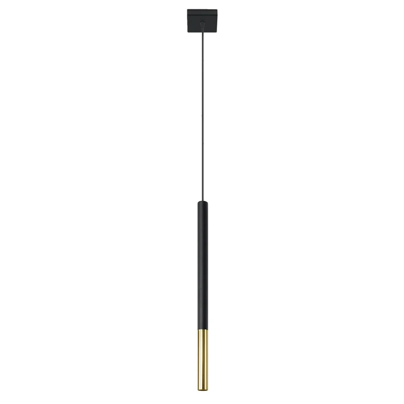 Sollux MOZAICA SL.0891 Slim 8cm Pendant Light Black, Gold G9