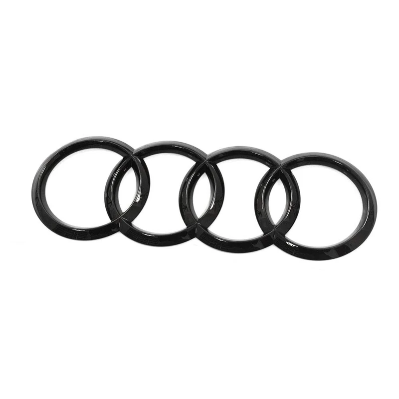 Audi 4K4071802 Rings Emblem Logo Black Edition Blackline Black for e-tron Sportback