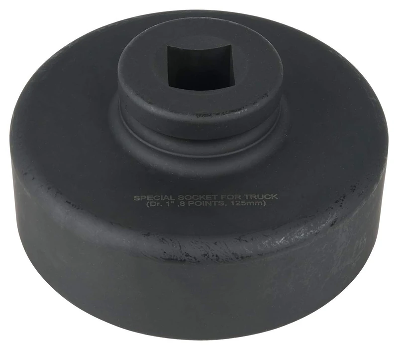 KS Tools 460.3335 1" Axle Nut Wrench, Octagonal, Short, 125 mm