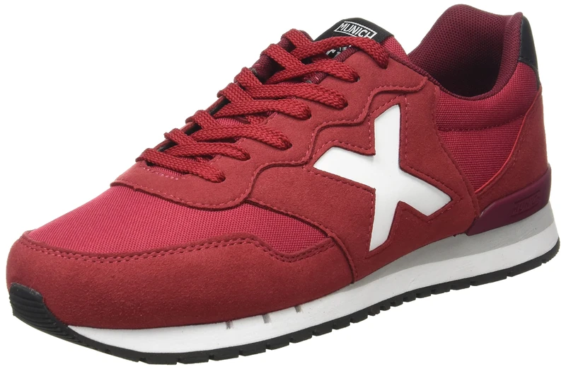 Munich Unisex Dash Sneaker, Bordeaux, 7.5 UK