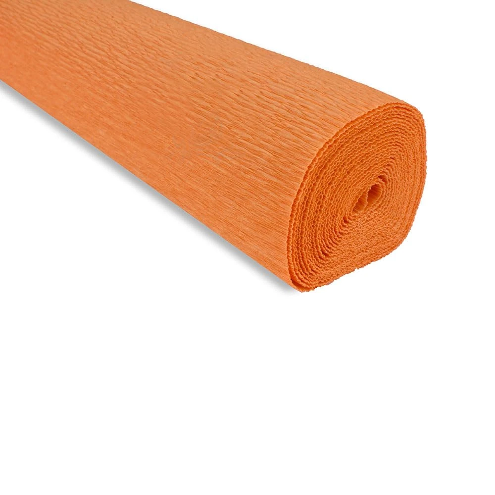 FloristryWarehouse Crepe Paper roll 180g (50 x 250cm) Orange Pumpkin (Shade 610)