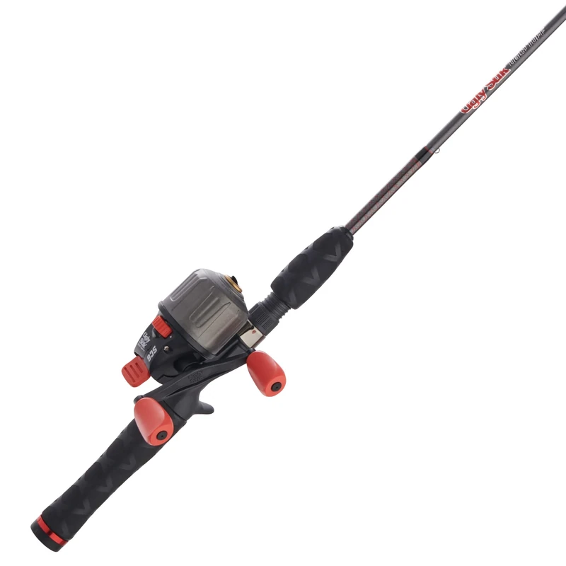 Shakespeare Ugly Stik 5’6” Ugly Tuff Spincast Fishing Rod and Reel Spincast Combo, Ugly Tech Construction with Clear Tip Design, Size 6 3 Ball Bearing Casting Reel