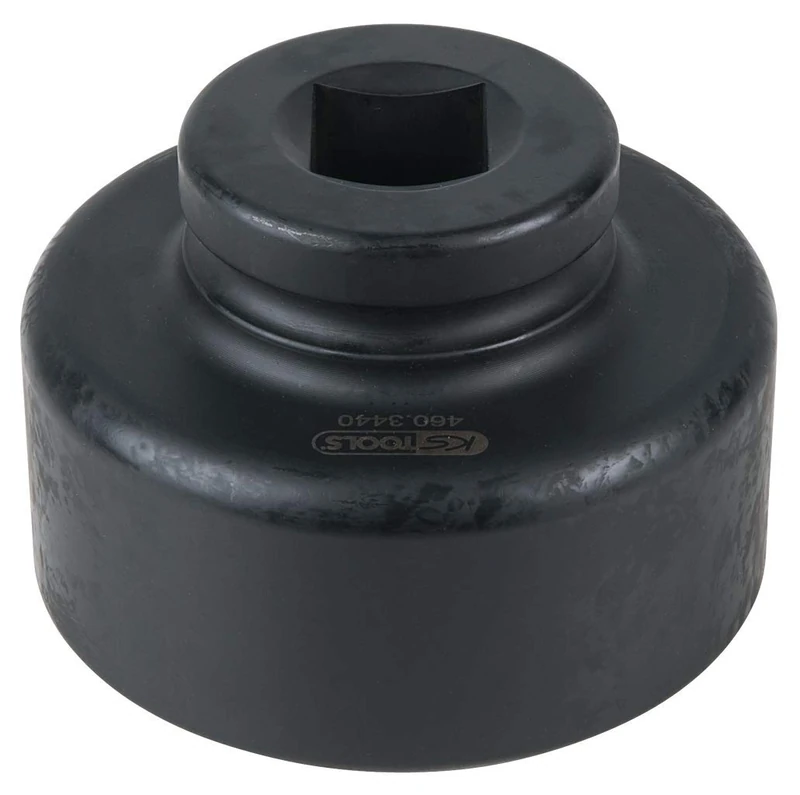 KS Tools 460.3440 1" Axle Nut Wrench, Octagonal, Short, 95 mm