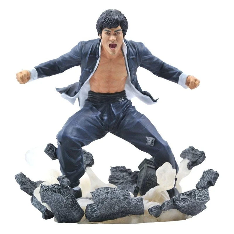 DIAMOND SELECT TOYS BRUCE LEE STATUE ON STONE 23CM, 9"