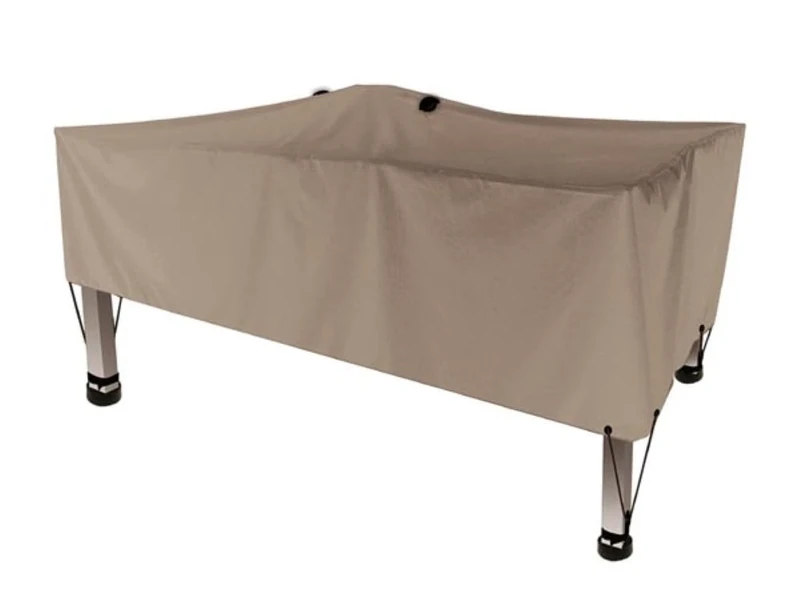 Perel Outdoor Table Cover Grey Beige Rectangular 185cm x 105cm x 60cm
