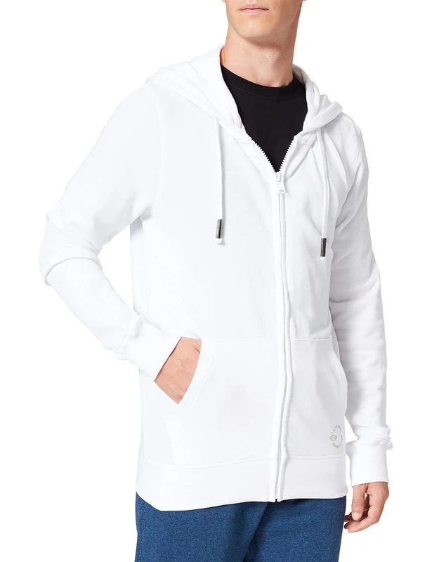 Key Largo Men's BOOSTER jacket Sweat Jacket, white (1000), L