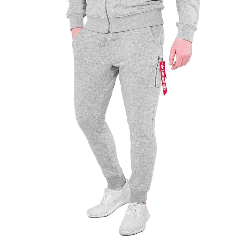 ALPHA INDUSTRIES Men's X-Fit Slim Cargo Pant Suit Trousers, Grey, 4XL