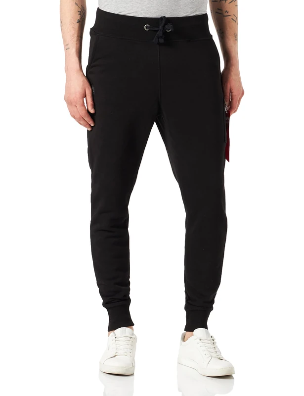 ALPHA INDUSTRIES Men's X-Fit Slim Cargo Pant Suit Trousers, Black, 4XL - Image 1