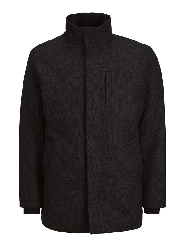 JACK & JONES Men's Jjedunham Wool Jacket Sn Wool Jacket, Dark Grey Melange, S