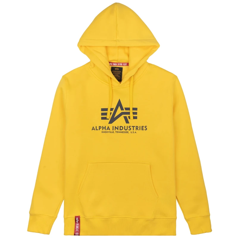 ALPHA INDUSTRIES Men's Basic Hoody HOODY, 465-empire yellow,