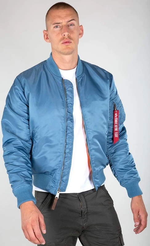ALPHA INDUSTRIES Men's Ma-1 Vf 59 Bomber Jacket, Airforce Blue, XXXL