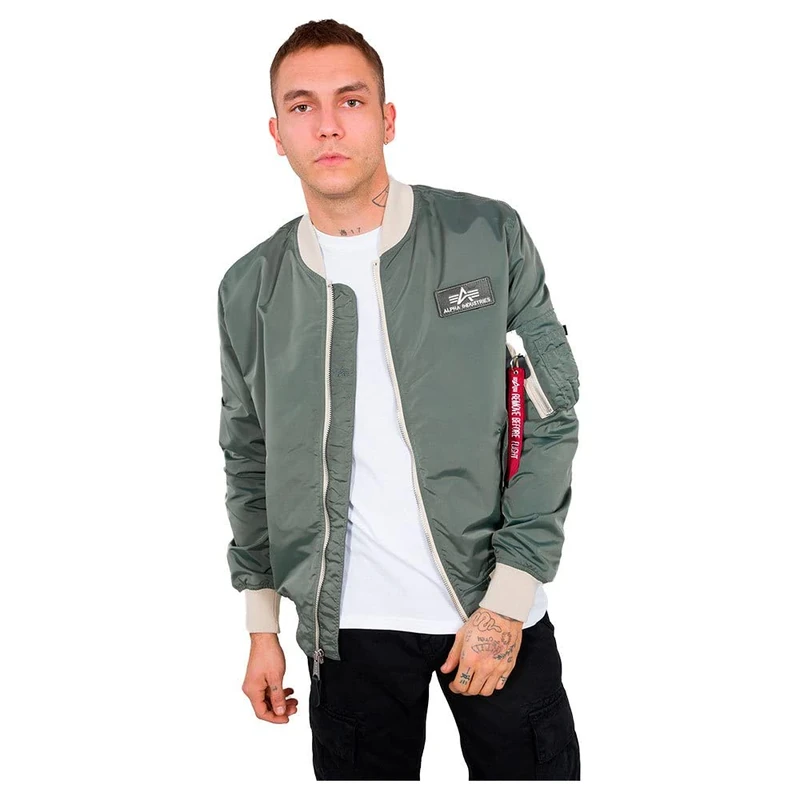 Alpha Industries Men's MA-1 TTC Vintage Green M