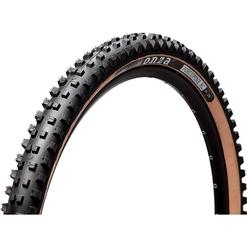 ONZA Tires ONZA Porcupine RC Tire | Skinwall 29x2.50 GRC 120 TPI Gum,50a | 45a, 63-622, 1200g Adult Unisex, Black Beige