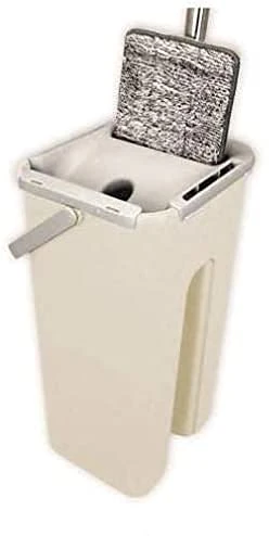 CASAPIU' SRL MOP Flat with SELF-Cleaning Bucket MOP50, Solid Colour