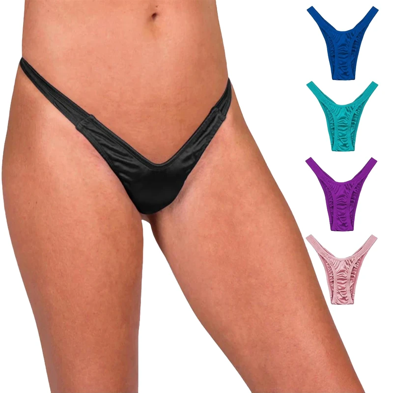 BBLAIR Thong Gaff Black Panties for Transgender Individuals, Long Lasting Durability, Silky, Ideal for Smooth Tucking - black - S