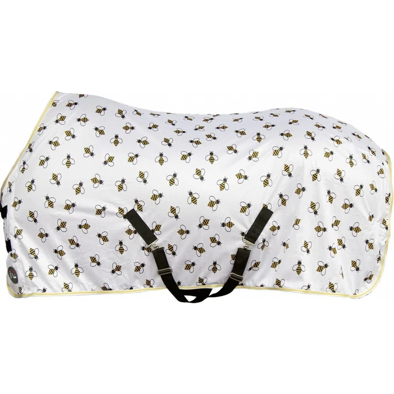 HKM Fly Blanket Bee White/Yellow 135 cm