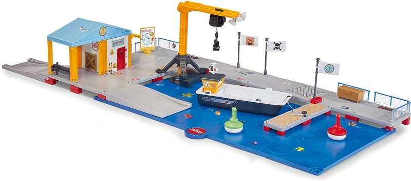 SIKU 5512 Pier Set - Work Boat and Port Accessories