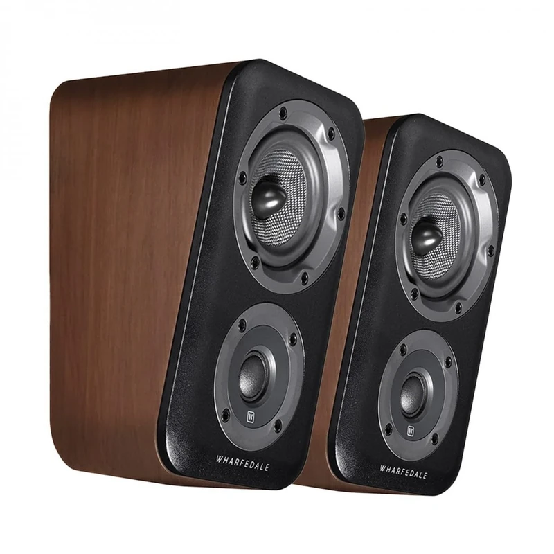 Wharfedale D300 3D Walnut Surround Speakers - Pair