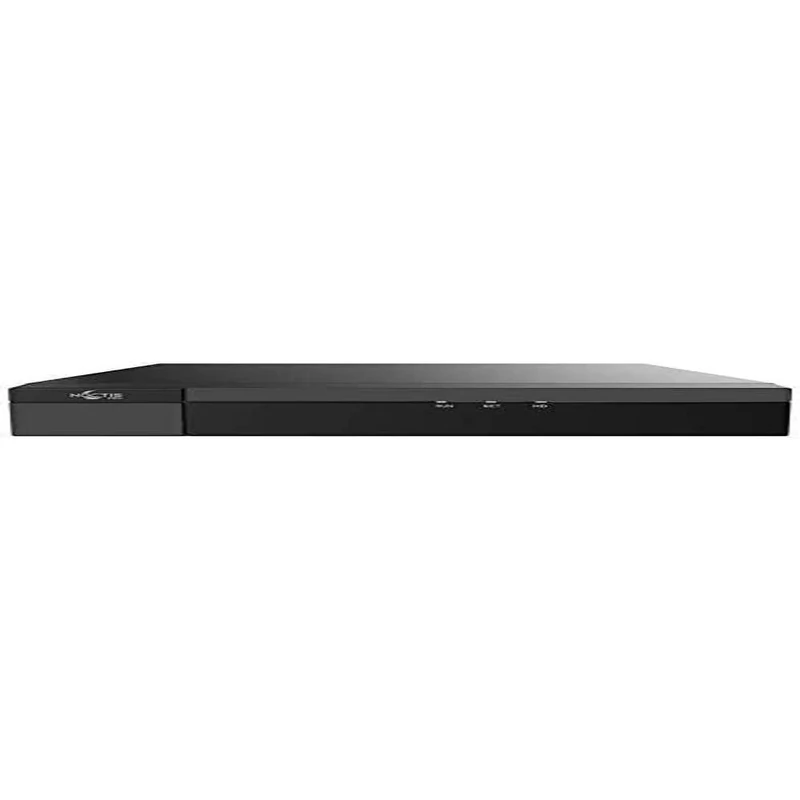 Noctis Pro 4 Channel IP NVR Network Video Recorder With 4 Power Over Ethernet (POE) Ports, Shell Only, No HDD Included (Required For Recording) - Black