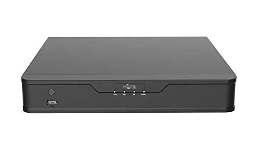 Noctis Pro 8 Channel IP NVR Network Video Recorder With 8 Power Over Ethernet (POE) Ports and 4K Output, Shell Only, No HDD Included (Required For Recording) - Black