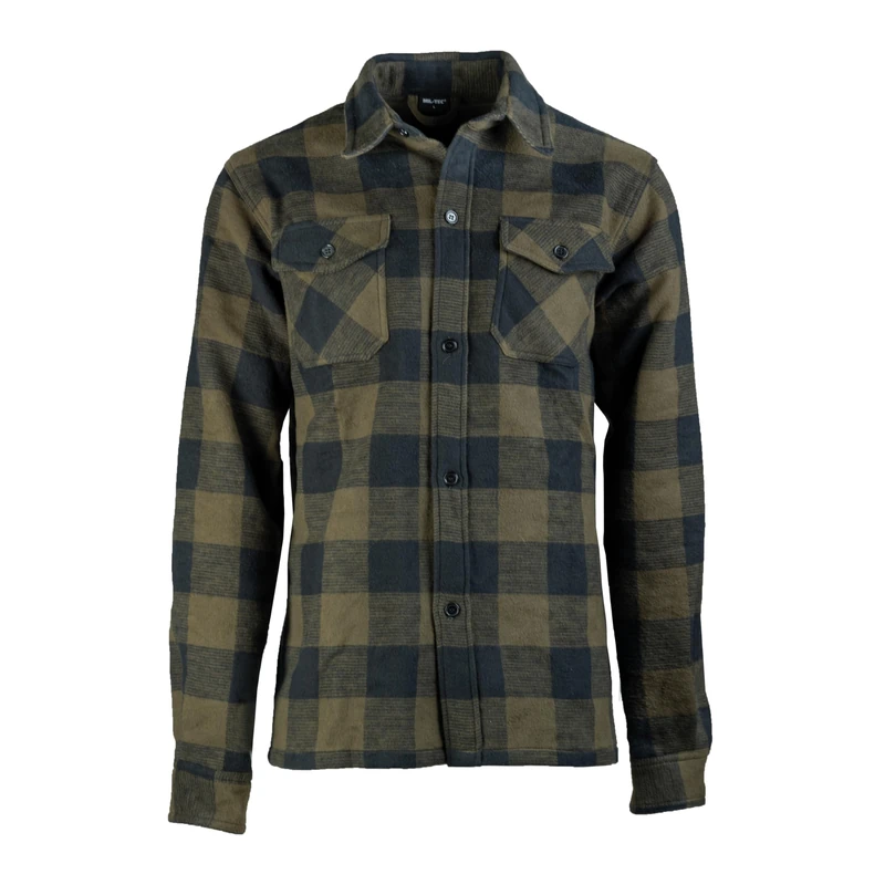 Mil-Tec Flannel Blouse Black XXL