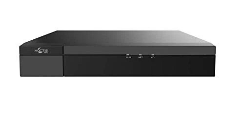 Noctis Pro 4 Channel IP NVR Network Video Recorder With 4 Power Over Ethernet (POE) Ports and 4K Output, Shell Only, No HDD Included (Required For Recording) - Black