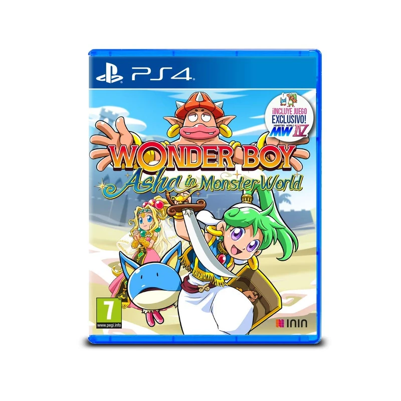 JustForGames Wonder BOY ASHA in Monster World - PS4 - Image 1