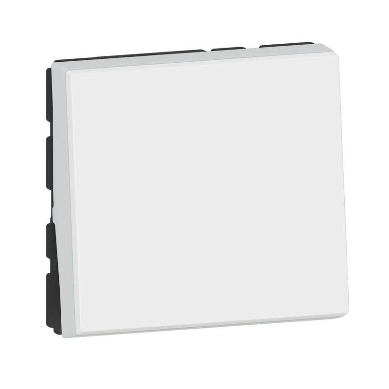 Legrand - Mosaic Easy-LED 10A 2-module two-way switch with indicator light - white