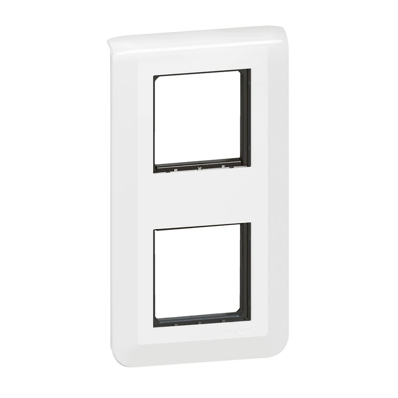 Legrand - Mosaic plate with stand for 2 x 2 vertical mounting modules – white