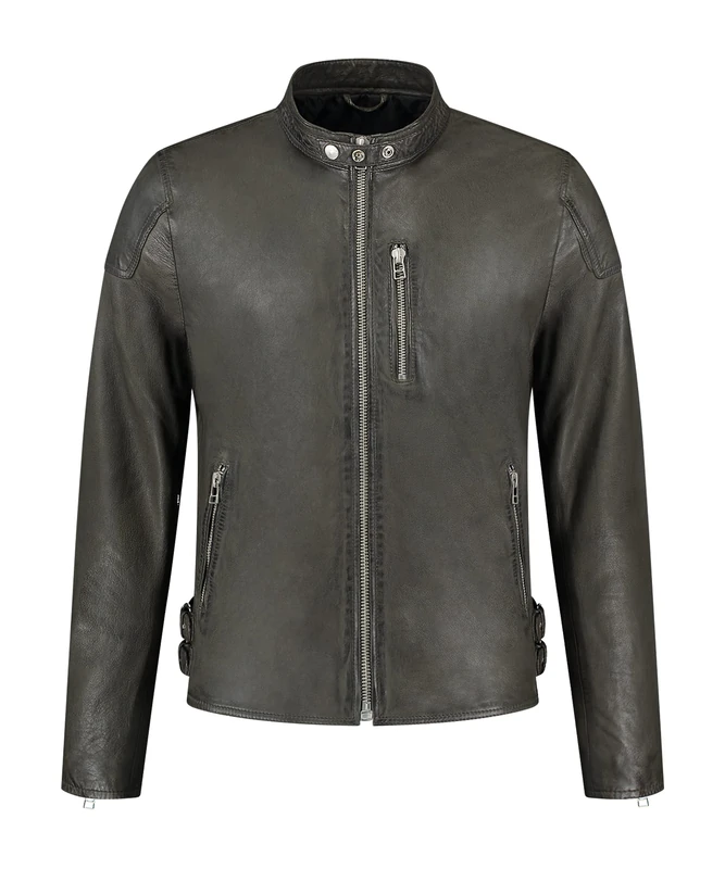 Goosecraft Men's GC Galway Biker, Dark Khaki, XL