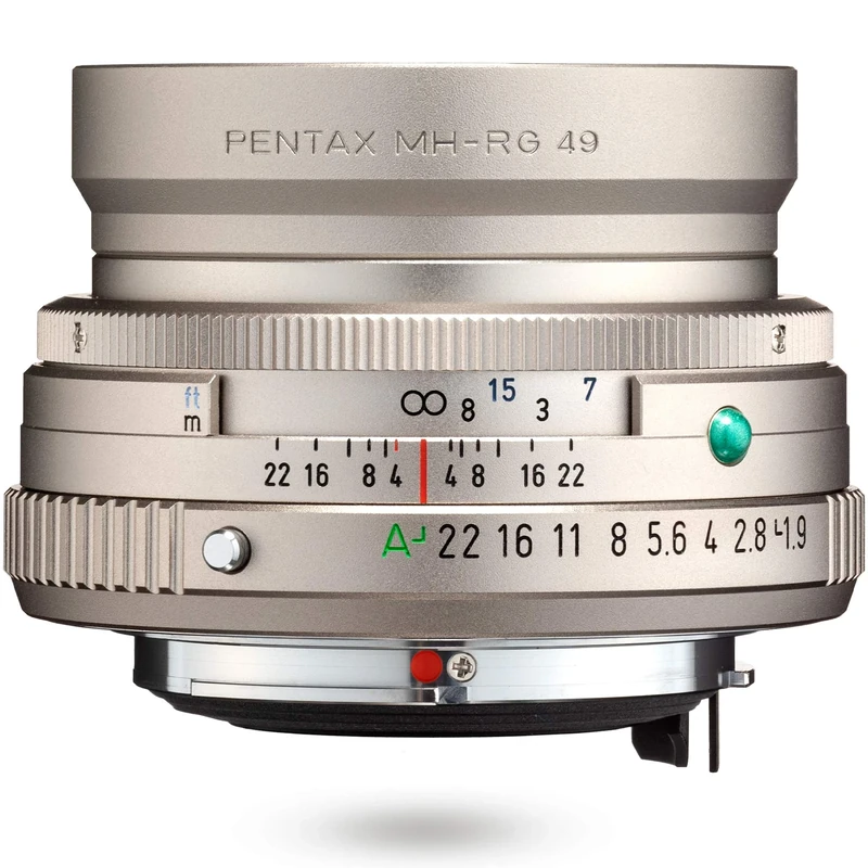 HD Pentax-FA 43mmF1.9 Limited Silver Limited Lens standard prime lens, High-performance HD coating, SP coating, Round diaphragm, Machined aluminum body
