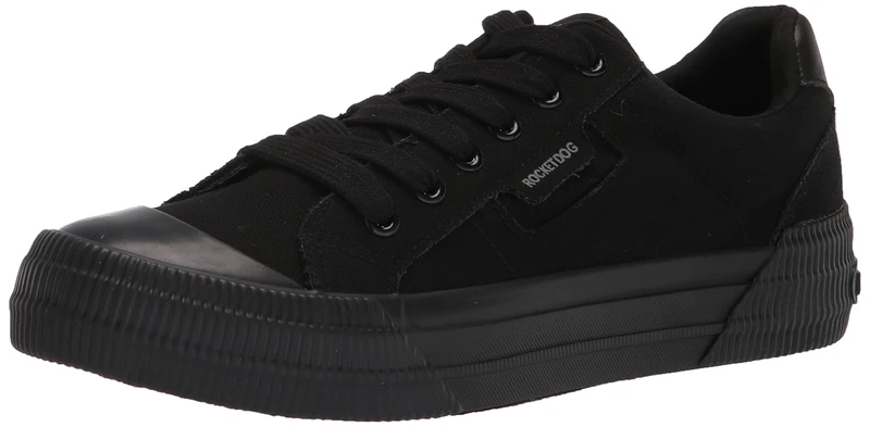 Rocket Dog Women's CHEERYCNBF Sneaker, Black, 6 UK