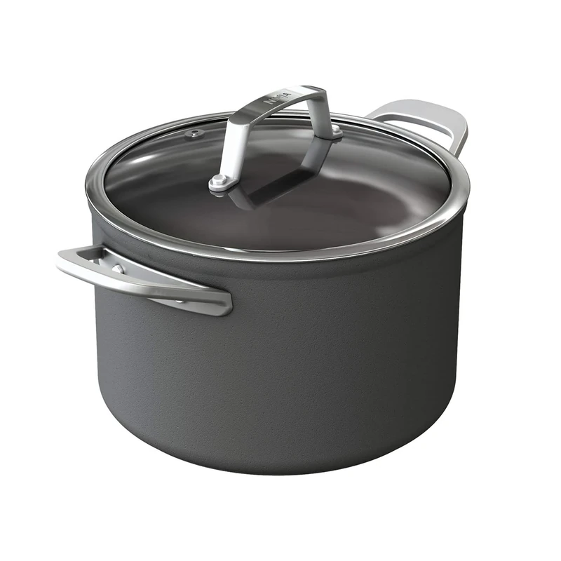 Ninja Foodi ZEROSTICK Stockpot 22 cm, Hard Anodized Aluminium, Non-Stick, Induction Compatible, Dishwasher Safe